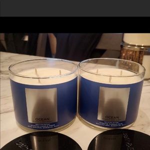 Two new ocean three wick candles
